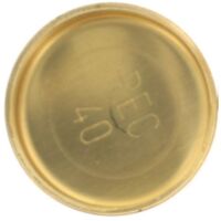 BRASS WELCH PLUGS CUP TYPE 40mm BC40MM - SOLD AS x10