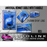 Universal T Handle Bonnet Cable 2125mm or 84″ Long for Car 4WD Truck Boat BCU