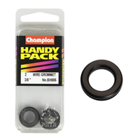 Champion Fasteners BH005 Rubber Wiring Grommets 3/8 in. x 1/2 in. Pack of 2