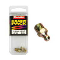 Champion Fasteners BH053 Straight Grease Nipples 1/4 in. UNF Pack of 2
