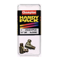 Champion Fasteners BH062 90° Grease Nipples 1/4 in. UNF Pack of 2