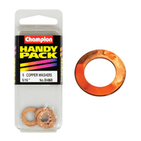 Champion Fasteners BH068 Copper Washers 5/16 in. x 5/8 in. Pack of 5