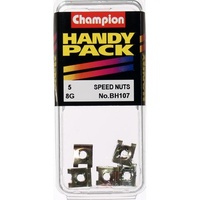 CHAMPION FASTENERS BH107 SPEED NUTS 13/32" x 11/32" 8g PACK OF 5