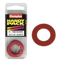 CHAMPION FASTENERS BH115 FIBRE WASHERS 3/4" x 1-1/8" - 1/32" THICK PACK OF 10