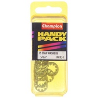 CHAMPION FASTENERS BH136 INTERNAL STAR WASHERS 5/16" PACK OF 15