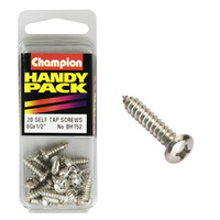 CHAMPION FASTENERS BH152 SELF TAPPING PAN HEAD SCREWS 8g x 1/2" PACK OF 20