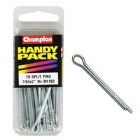 CHAMPION FASTENERS BH183 SPLIT PINS 7/64" x 2" PACK OF 20