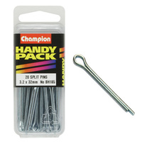 CHAMPION FASTENERS BH185 SPLIT PINS 3.2mm x 32mm PACK OF 20