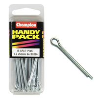 CHAMPION FASTENERS BH186 SPLIT PINS 3.2mm x 50mm PACK OF 15