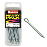 CHAMPION FASTENERS BH187 SPLIT PINS 9/64" x 2" PACK OF 12
