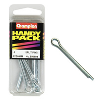 CHAMPION FASTENERS BH194 SPLIT PINS 5mm x 50mm PACK OF 5