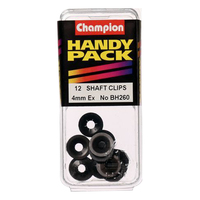 Champion Fasteners BH260 External Shaft Locking Ring Clips 4mm Pack of 12