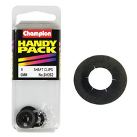 CHAMPION FASTENERS BH262 EXTERNAL SHAFT LOCKING RING CLIPS 6mm PACK OF 8