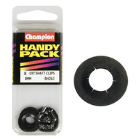 CHAMPION FASTENERS BH263 EXTERNAL SHAFT LOCKING RING CLIPS 8mm PACK OF 8