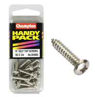 CHAMPION FASTENERS BH503 SELF TAPPING PAN HEAD SCREWS 8g x 3/4" PACK OF 15