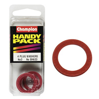 CHAMPION FASTENERS BH633 SUMP PLUG FIBRE WASHERS 5/8" x 7/8" PACK OF 4