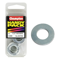 CHAMPION FASTENERS BH704 STEEL FLAT METRIC WASHERS 12mm PACK OF 12