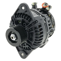 Jaylec BKS-J180230 Black Series Alternator 12V 230A Int Fan J180 Field Isolated Above Earth