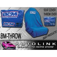 B&M Throwover Seat Cover w/ Logo for Bucket Seats Ford Falcon AU BA BF FG XR6T