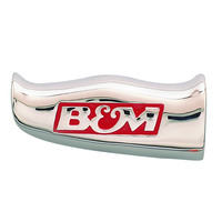 B&M Universal Shifter T-Handle with B&M Logo for Various Shifters Chrome 80643