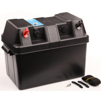 PROJECTA 12V PORTABLE POWER STATION - TAKES N70Z SIZE BATTERY - CAMPING / GARAGE