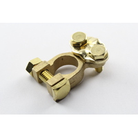 Projecta Battery Terminal Brass Pos / Neg with Screw Down Back Cable Entry x10