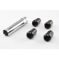 Nice Black Wheel Nut Lock Set M14 x 1.5 for Holden Commodore VE VF Inc HSV