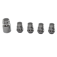 Nice C6LOCK Wheel Nut Lock Set M14 X 1.5 Thread - Tapered Chrome