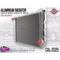 CAL CUSTOMS ALUMINIUM RADIATOR FOR EARLY HOLDEN V8 - 19" HIGH 24" WIDE CAL-2025