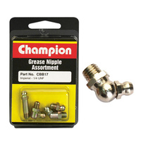 CHAMPION FASTENERS CBB17 IMPERIAL GREASE NIPPLES 1/4" UNF ASSORTMENT PACK
