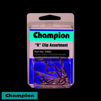 CHAMPION FASTENERS CBB2 R CLIPS 5 SIZES 3/16" TO 7/16" ASSORTMENT PACK 