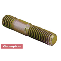 CHAMPION CDNS1 METRIC BRASS MANIFOLD STUDS M8 x 1.25 x 38mm - PACK OF x10