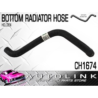 MACKAY CH1674 BOTTOM RADIATOR HOSE TO PIPE FOR HOLDEN JE CAMIRA 2.0L C20 87 - 89