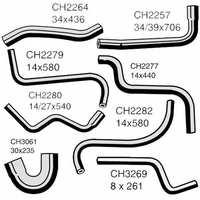 Mackay CHVP53 Radiator Hose Kit for Holden VT VX V6 Supercharged Models