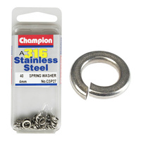 CHAMPION FASTENERS CSP27 316 STAINLESS STEEL SPRING WASHERS 4mm PACK OF 40
