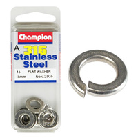 CHAMPION FASTENERS CSP35 316 STAINLESS STEEL FLAT WASHERS 8mm PACK OF 15