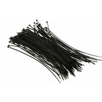 Fleet CTK Black UV Resistant Cable Ties Assortment 1000 Pack 2.5 - 3.6 - 4.8mm