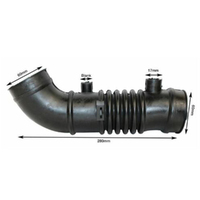 Dayco Air Induction Hose DAH110 for Eunos Roadster B6ZE 4Cyl 16V 1.6L 1989-1995