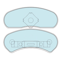 Bendix Rear Brake Pads for Ford LTD ZG ZH ZJ & Landau 1974-1982 DB1046GCT