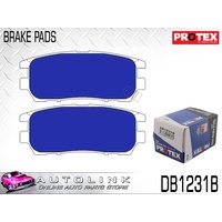 PROTEX BLUE BRAKE PADS REAR FOR MITSUBISHI DELICA 4CYL 8/1992-12/2004 DB1231B