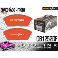 BRAKE PADS FRONT FOR HYUNDAI ELANTRA 1.5lt 10/1990 - 11/1995 , S-COUPE 1990-92