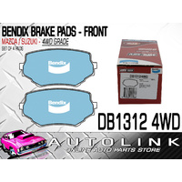 BENDIX BRAKE PADS FRONT FOR SUZUKI XL-7 4x4 WAGON V6 7/2001 - NOW (DB1312-4WD)