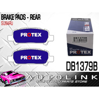 PROTEX REAR BRAKE PADS FOR SUBARU IMPREZA WRX GC GF GM 2.0lt 9/1998 - ON