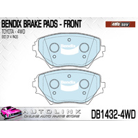 BENDIX 4WD BRAKE PADS DB1432-4WD FOR TOYOTA RAV4 ACA20 ACA21 1AZFE 2000 - 2003
