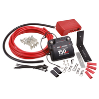Projecta DBC150K 150 Amp Car Electronic Dual Battery Isolator Charger System Kit