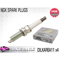 NGK IRIDIUM SPARK PLUGS - WORLD LEADER IN SPARK PLUG TECHNOLOGY DILKAR6A11 x4