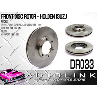 FRONT DISC BRAKE ROTOR FOR ISUZU MU ( IMPORT ) 1989 - 1995 DR033 x1