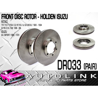 PROTEX FRONT DISC BRAKE ROTORS FOR HOLDEN RODEO R7 R9 2.6L 2.8L 1996 - ON PAIR