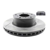 Front Disc Brake Rotor Left Slotted for Holden Statesman Caprice WH WK WL