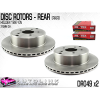 Protex Rear Disc Rotors for HSV Maloo VU VY VZ (315mm Dia) 2001-2007 DR049 x2